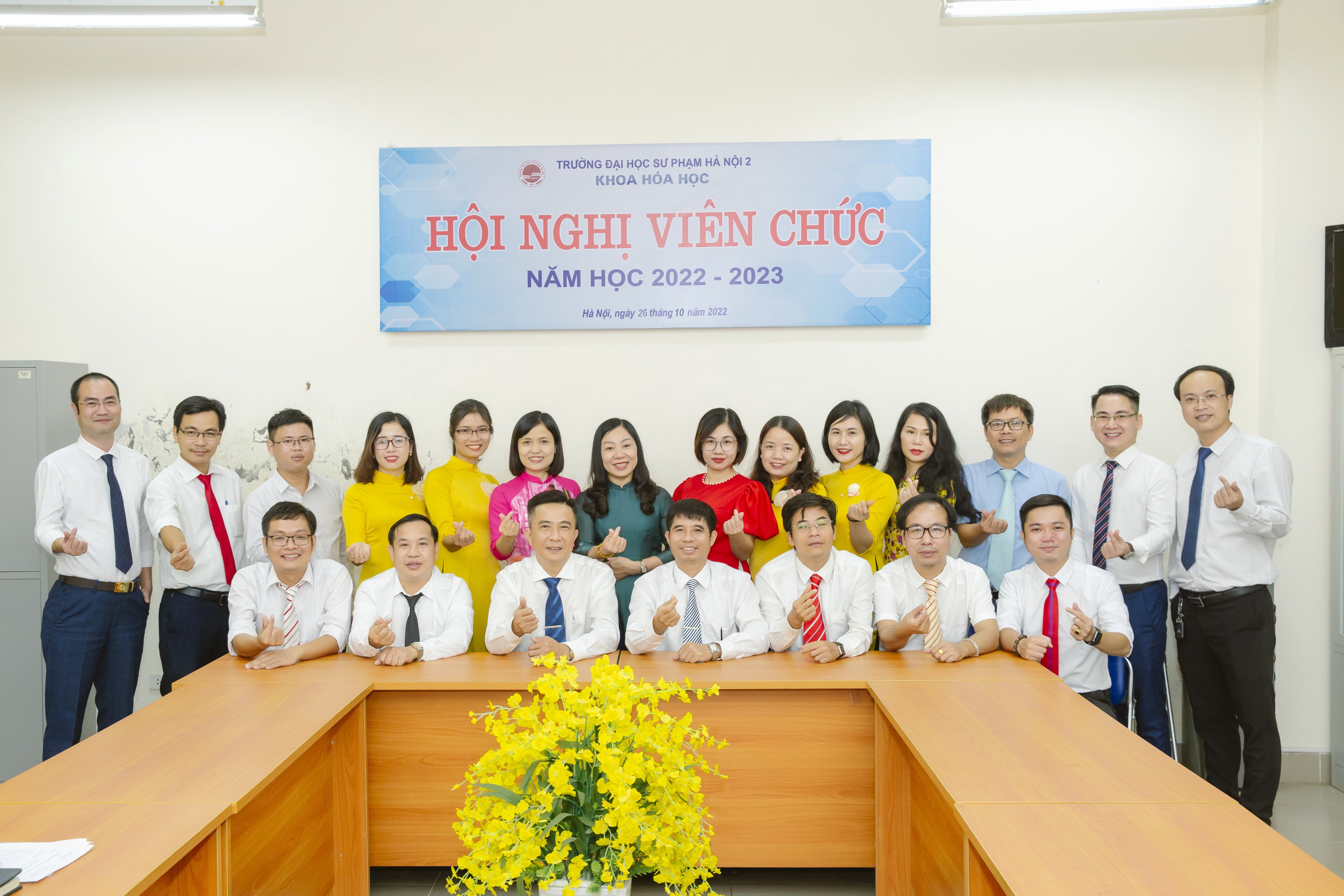 Hội nghị Viên chức khoa Hóa học, năm học 2022 - 2023