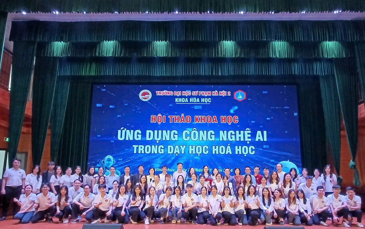 Hội thảo khoa học khoa Hóa học tháng 11 “Ứng dụng công nghệ AI trong dạy học hóa học” thành công tốt đẹp