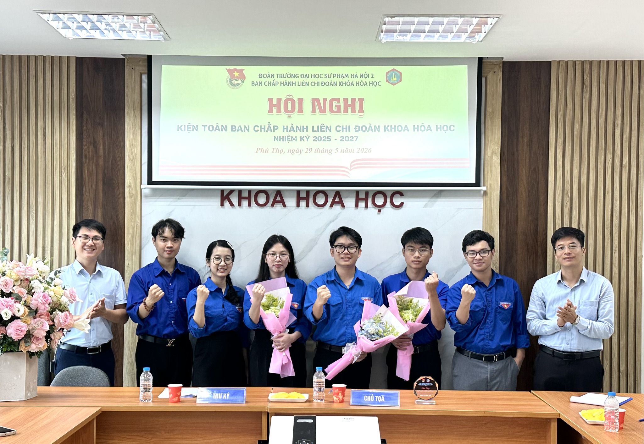 Hội nghị kiện toàn Ban Chấp hành Liên chi đoàn khoa Hóa học nhiệm kỳ 2025 - 2027